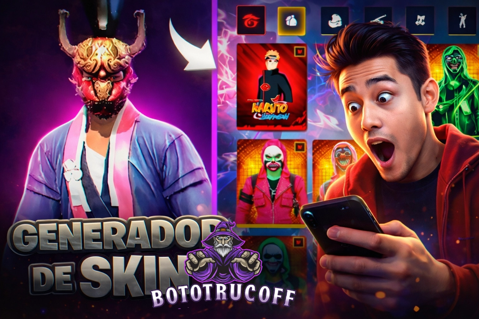 ¿Existen Generadores de Ropa en Free Fire? La Verdad 2026 | Bototrucoff