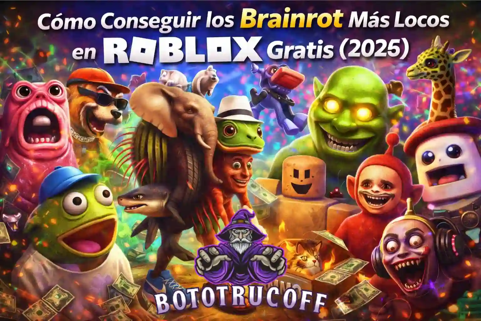 Imagen De Cómo Conseguir los Brainrot Más Locos en Roblox Gratis (2026)