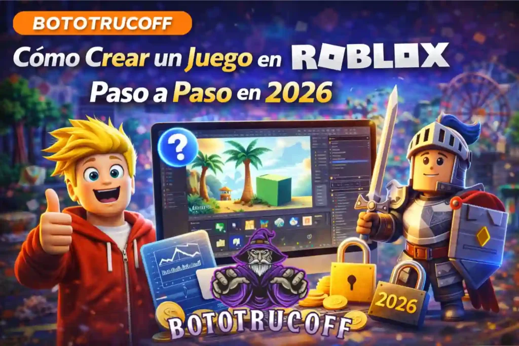 Imagen De Cómo Crear un Juego en Roblox Paso a Paso en 2026 | Bototrucoff