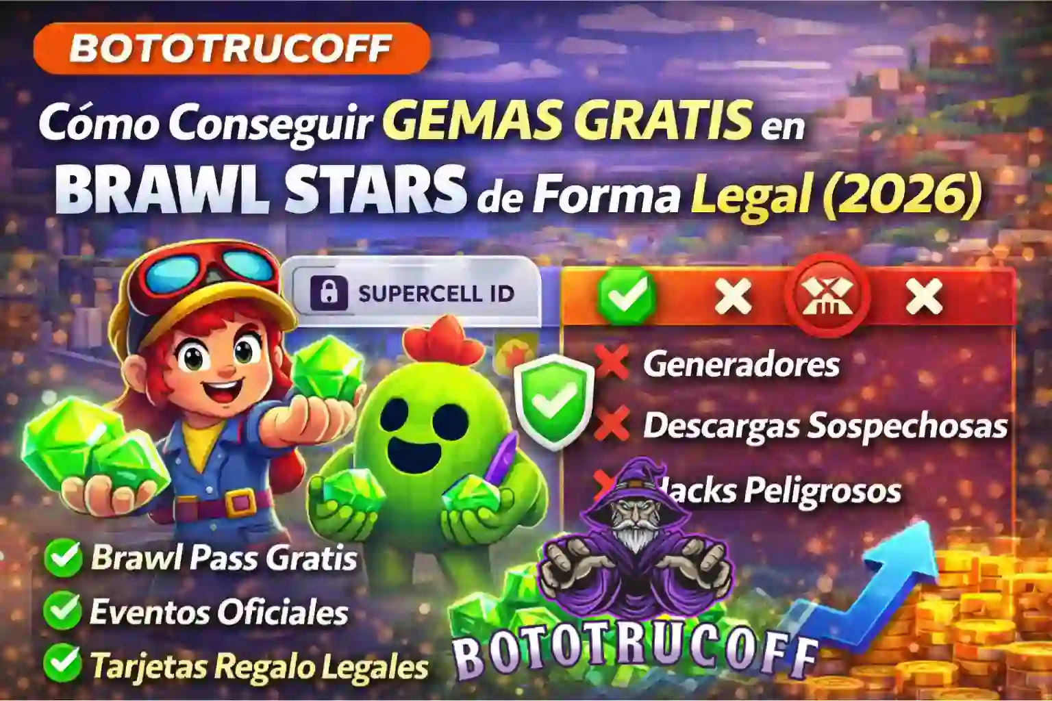 cómo conseguir gemas gratis en brawl stars de forma legal (2026) bototrucoff