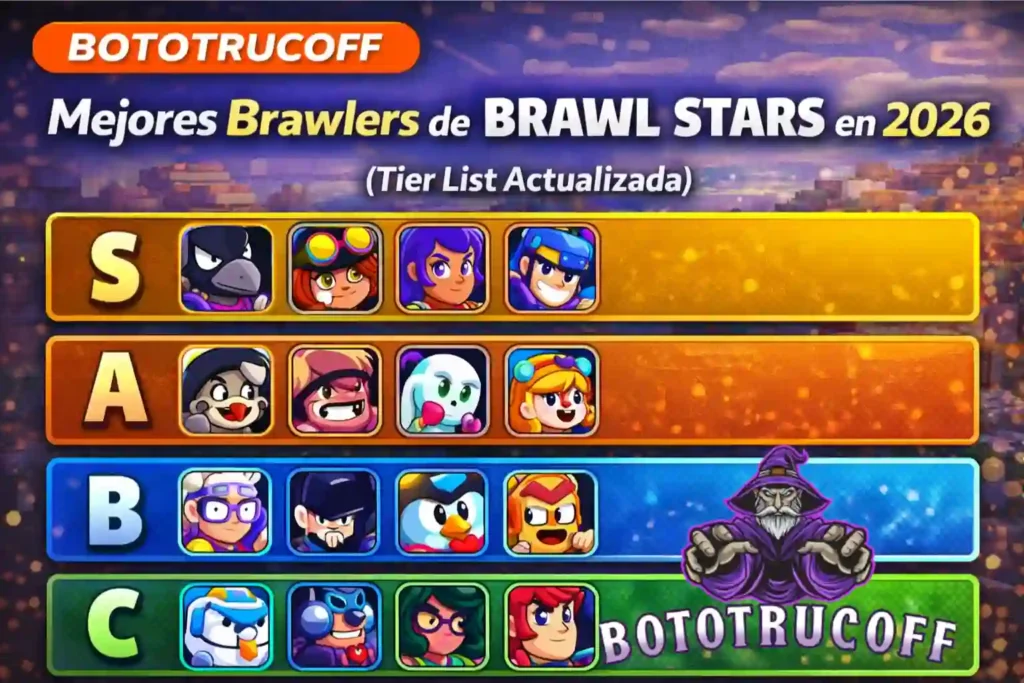 mejores brawlers de brawl stars en 2026 (tier list actualizada) bototrucoff