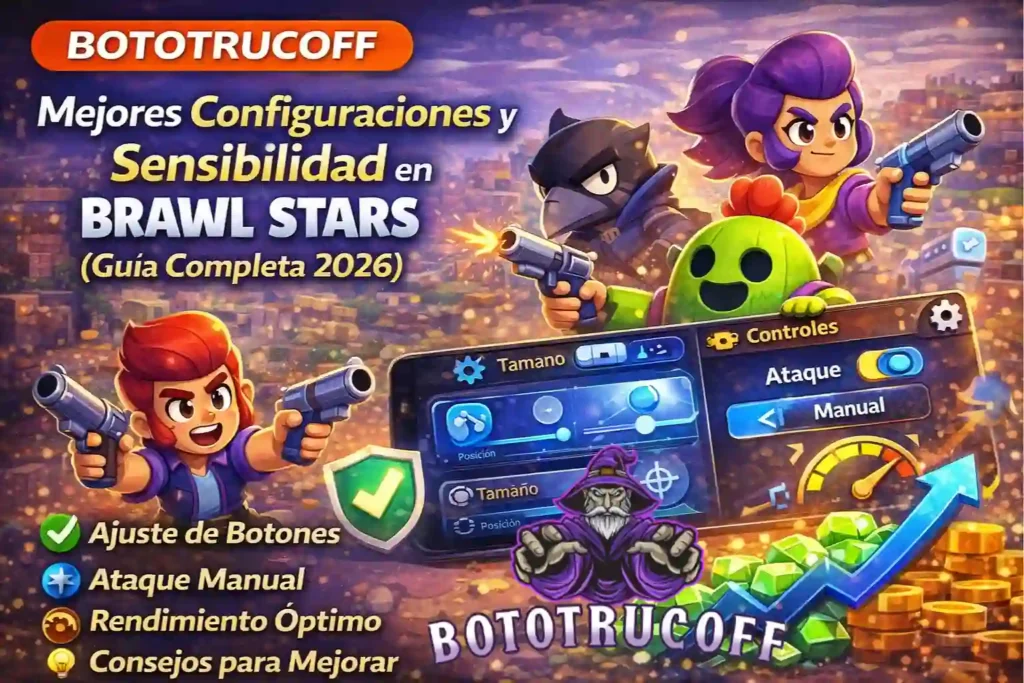 mejores configuraciones y sensibilidad en brawl stars (guía completa 2026)