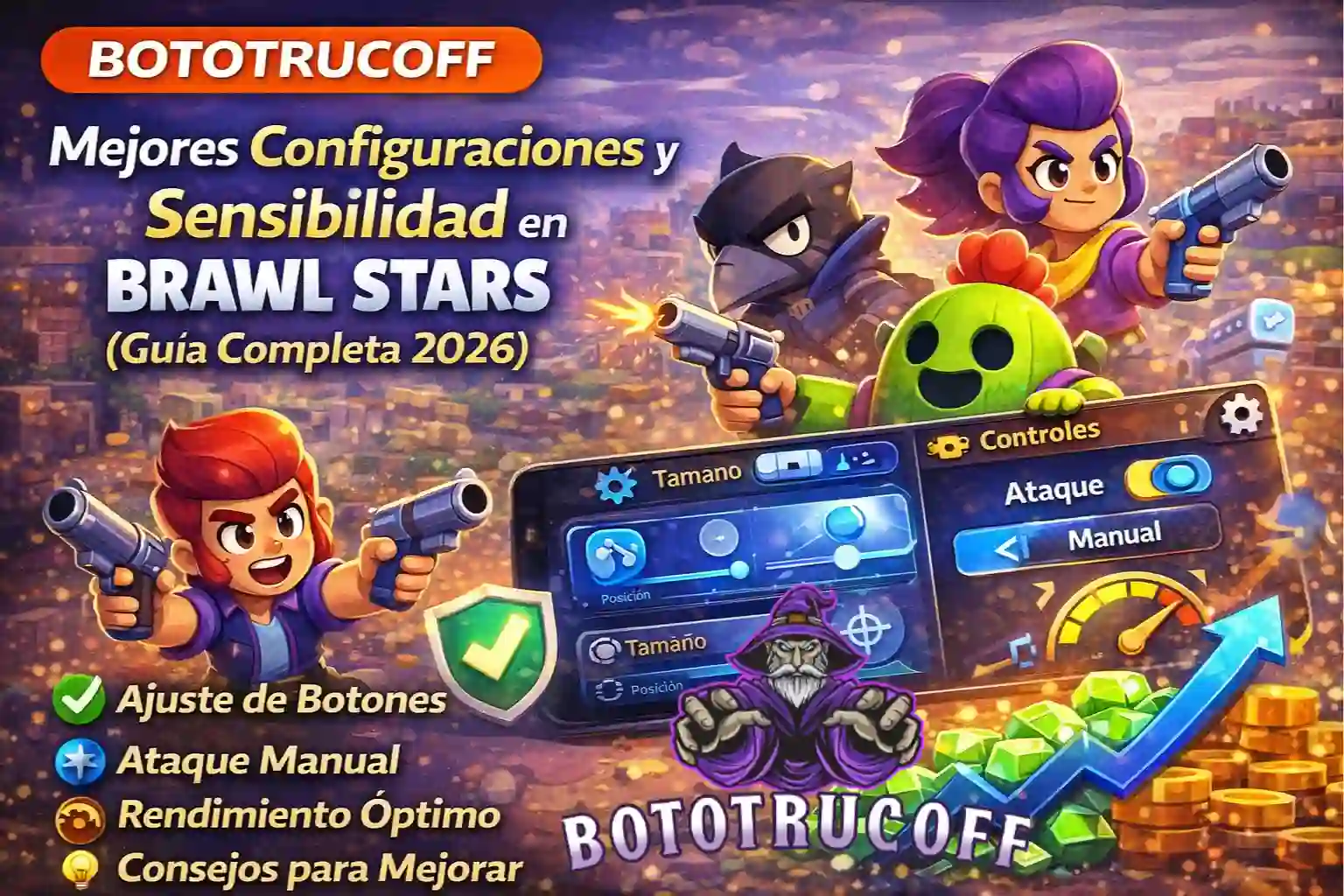 mejores configuraciones y sensibilidad en brawl stars (guía completa 2026)